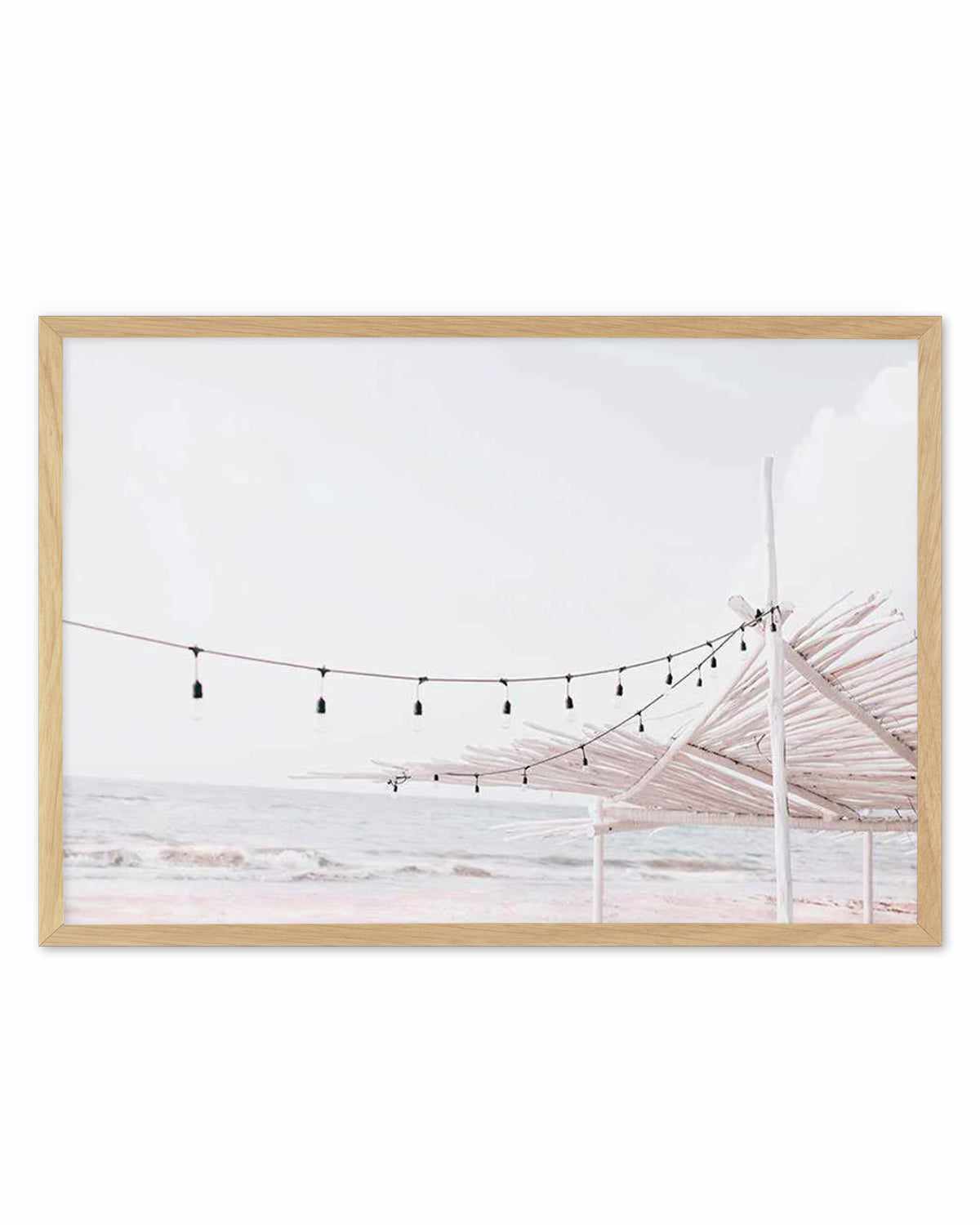 Seaside in Tulum Art Print