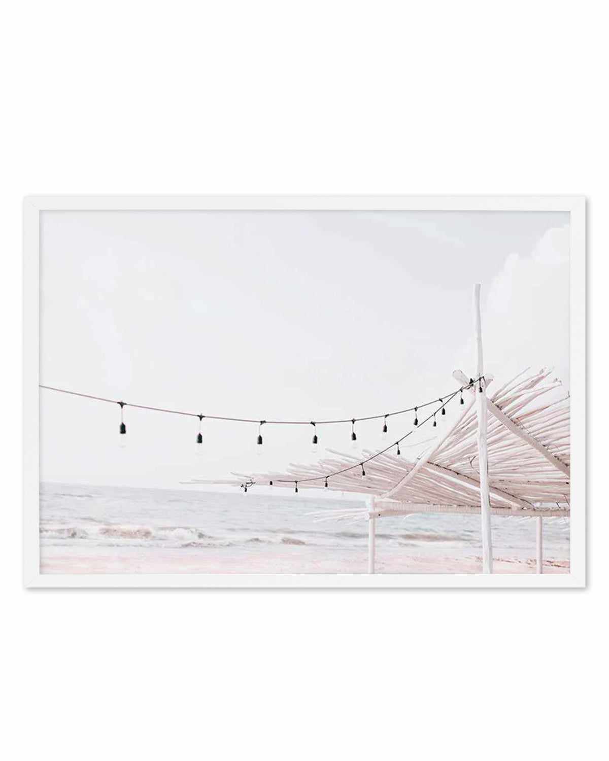 Seaside in Tulum Art Print