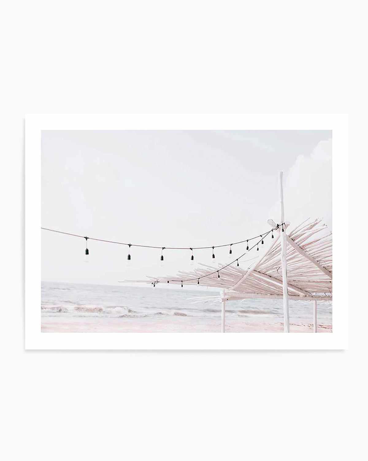 Seaside in Tulum Art Print