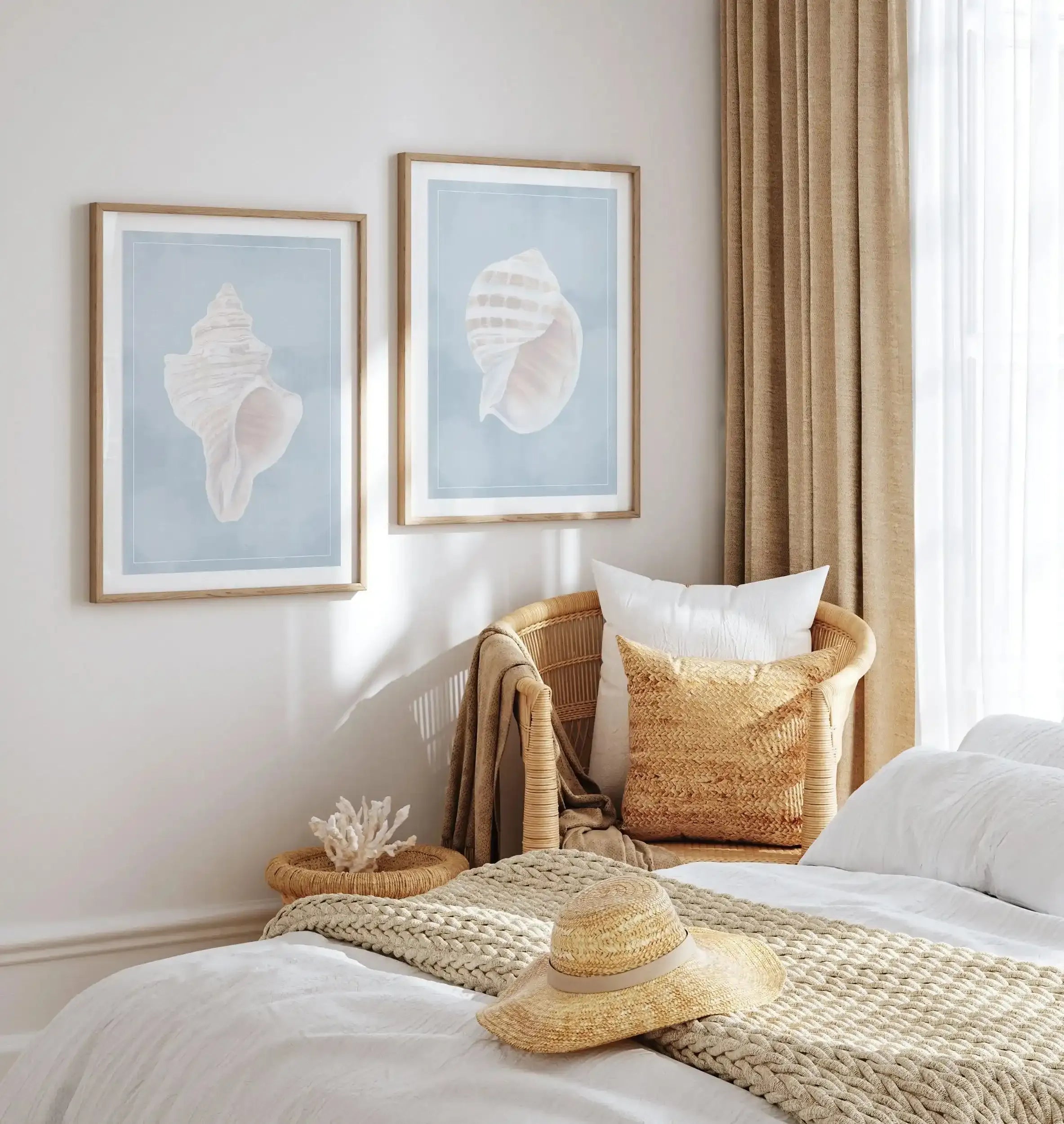 Seaside Shell II Art Print-PRINT-Olive et Oriel-Olive et Oriel-Buy-Australian-Art-Prints-Online-with-Olive-et-Oriel-Your-Artwork-Specialists-Austrailia-Decorate-With-Coastal-Photo-Wall-Art-Prints-From-Our-Beach-House-Artwork-Collection-Fine-Poster-and-Framed-Artwork