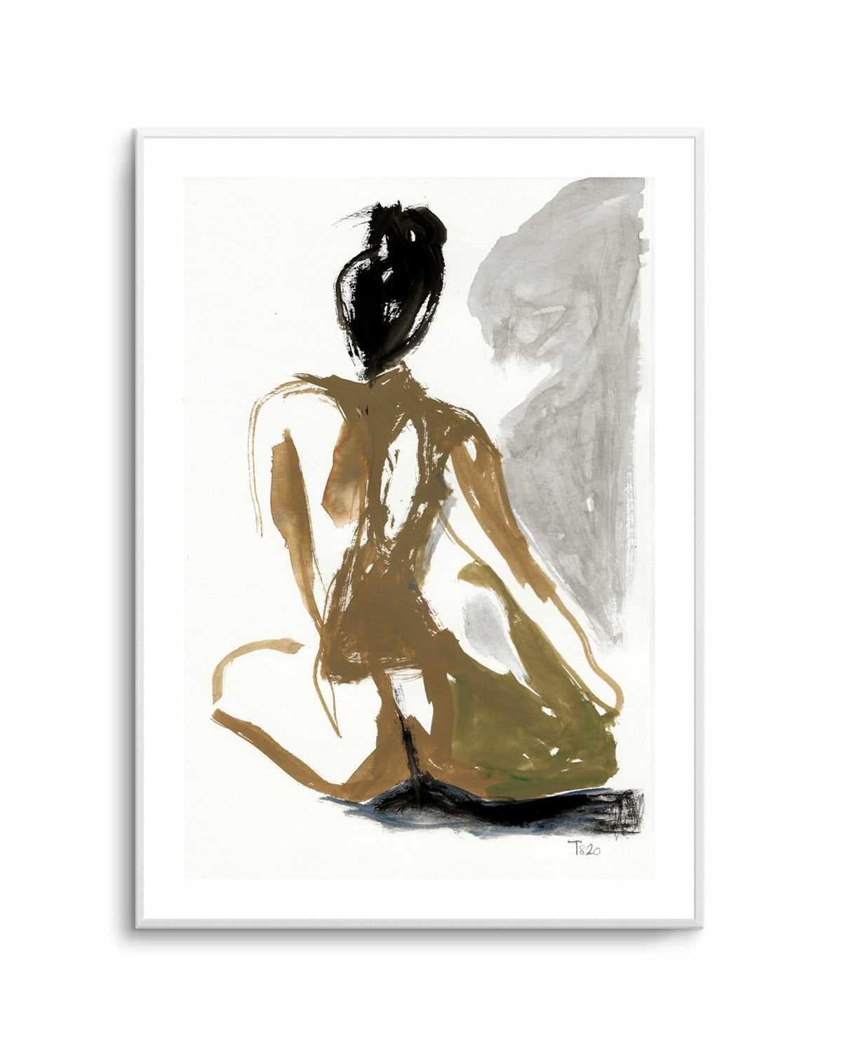 Seated Nude by Tore Bahnson | Art Print from Olive et Oriel where you can shop wallpaper and artworks online