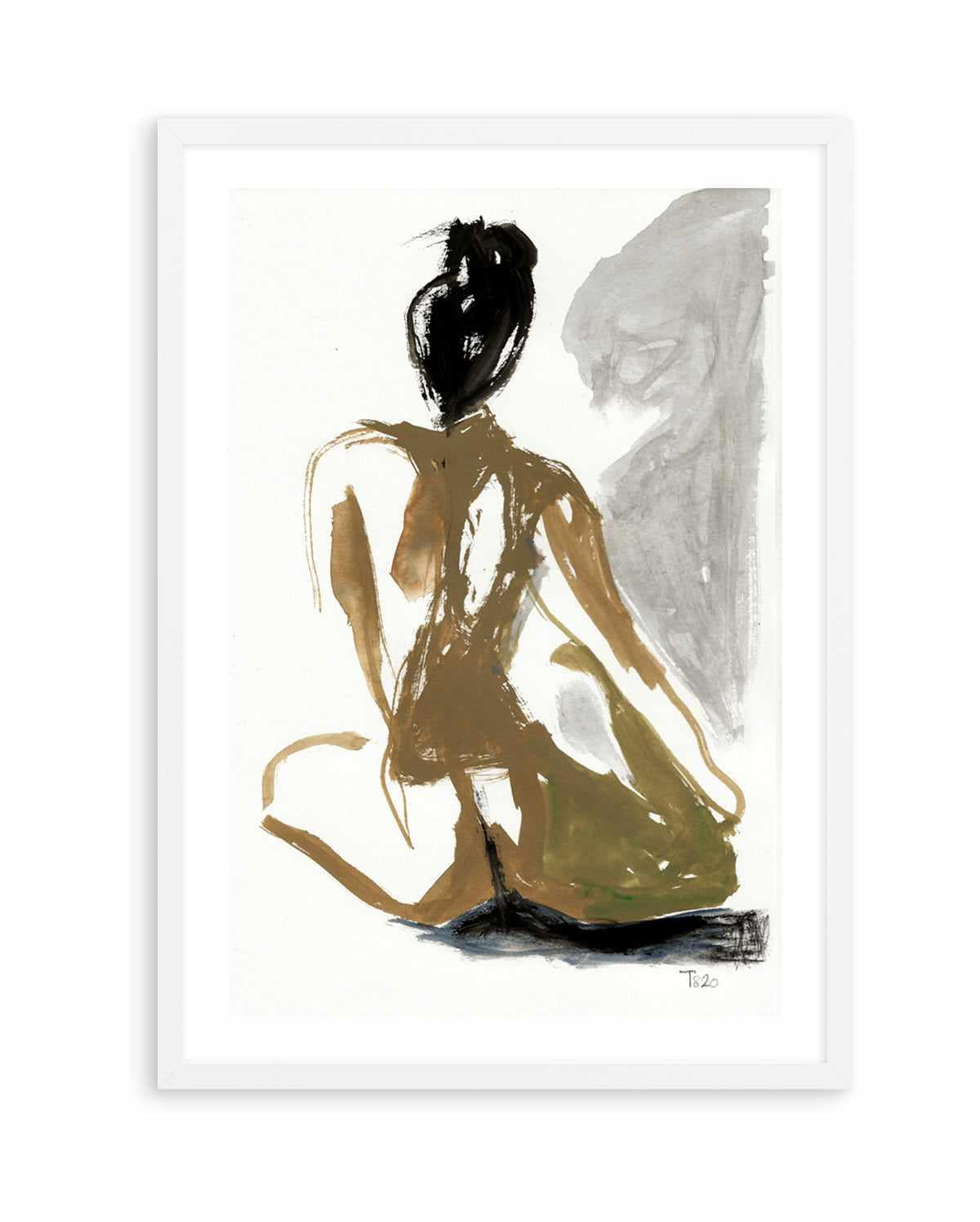 Seated Nude by Tore Bahnson | Art Print from Olive et Oriel where you can shop wallpaper and artworks online