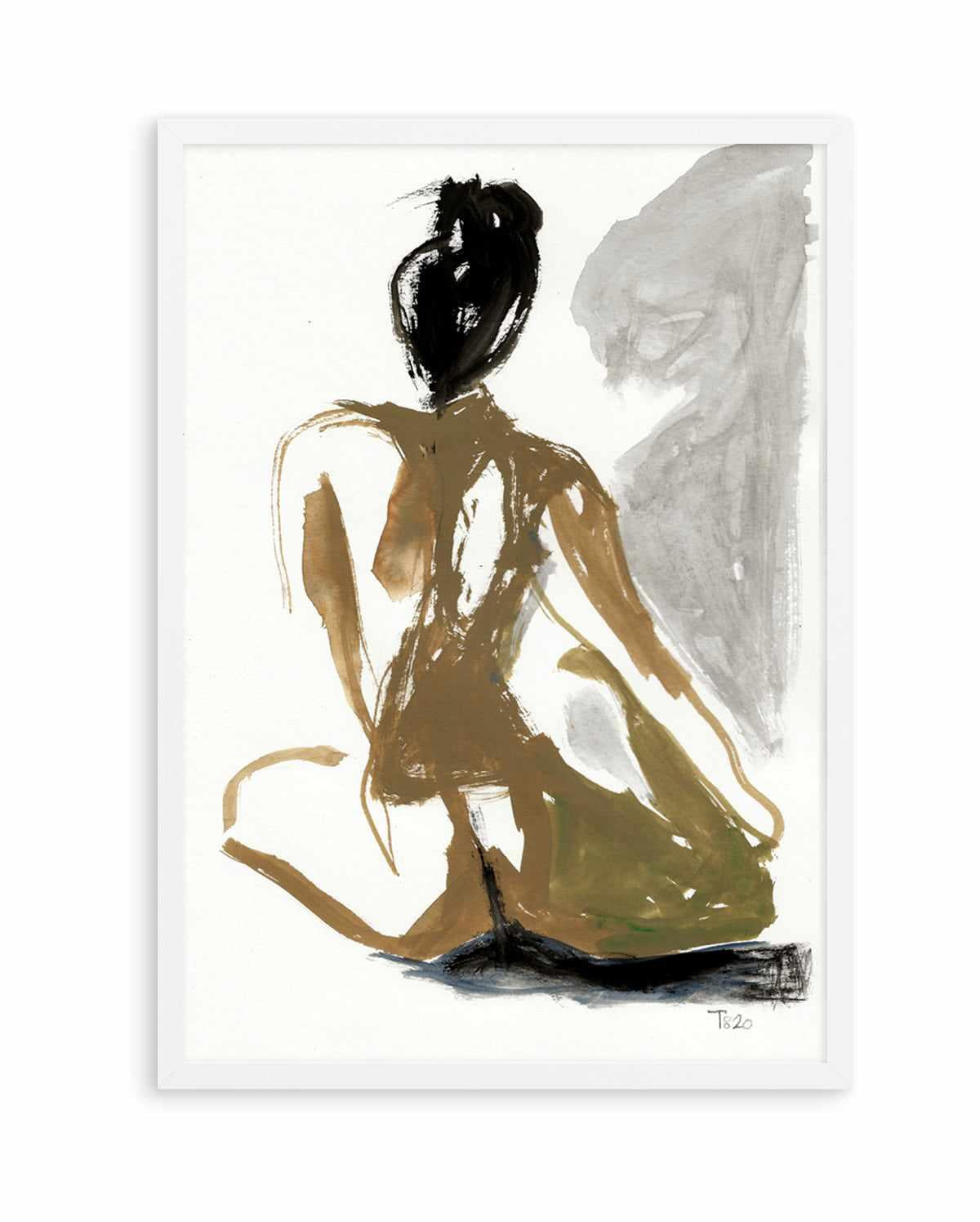 Seated Nude by Tore Bahnson | Art Print from Olive et Oriel where you can shop wallpaper and artworks online