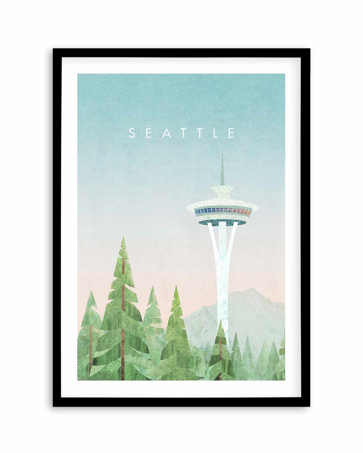 Seattle by Henry Rivers Art Print