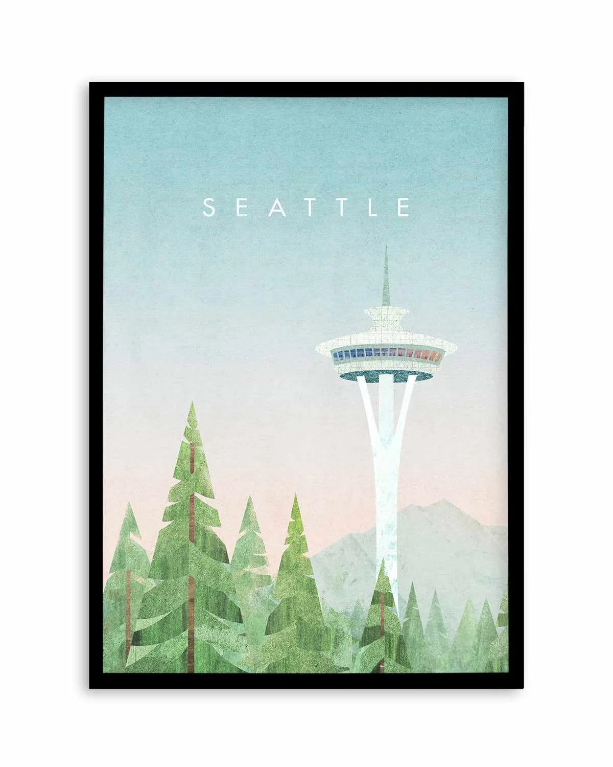 Seattle by Henry Rivers Art Print from Olive et Oriel where you can shop wallpaper and artworks online