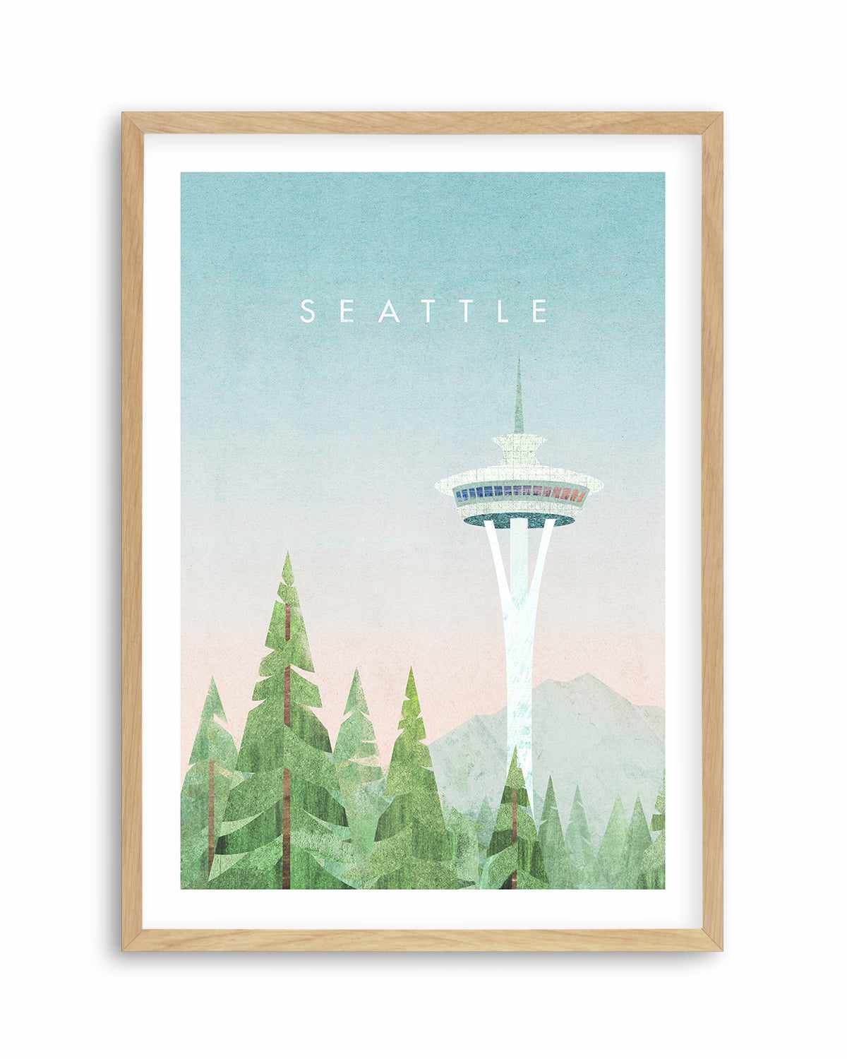 Seattle by Henry Rivers Art Print