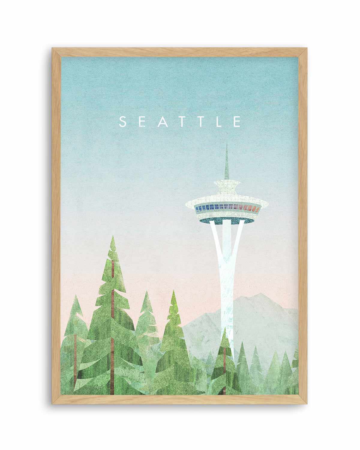 Seattle by Henry Rivers Art Print