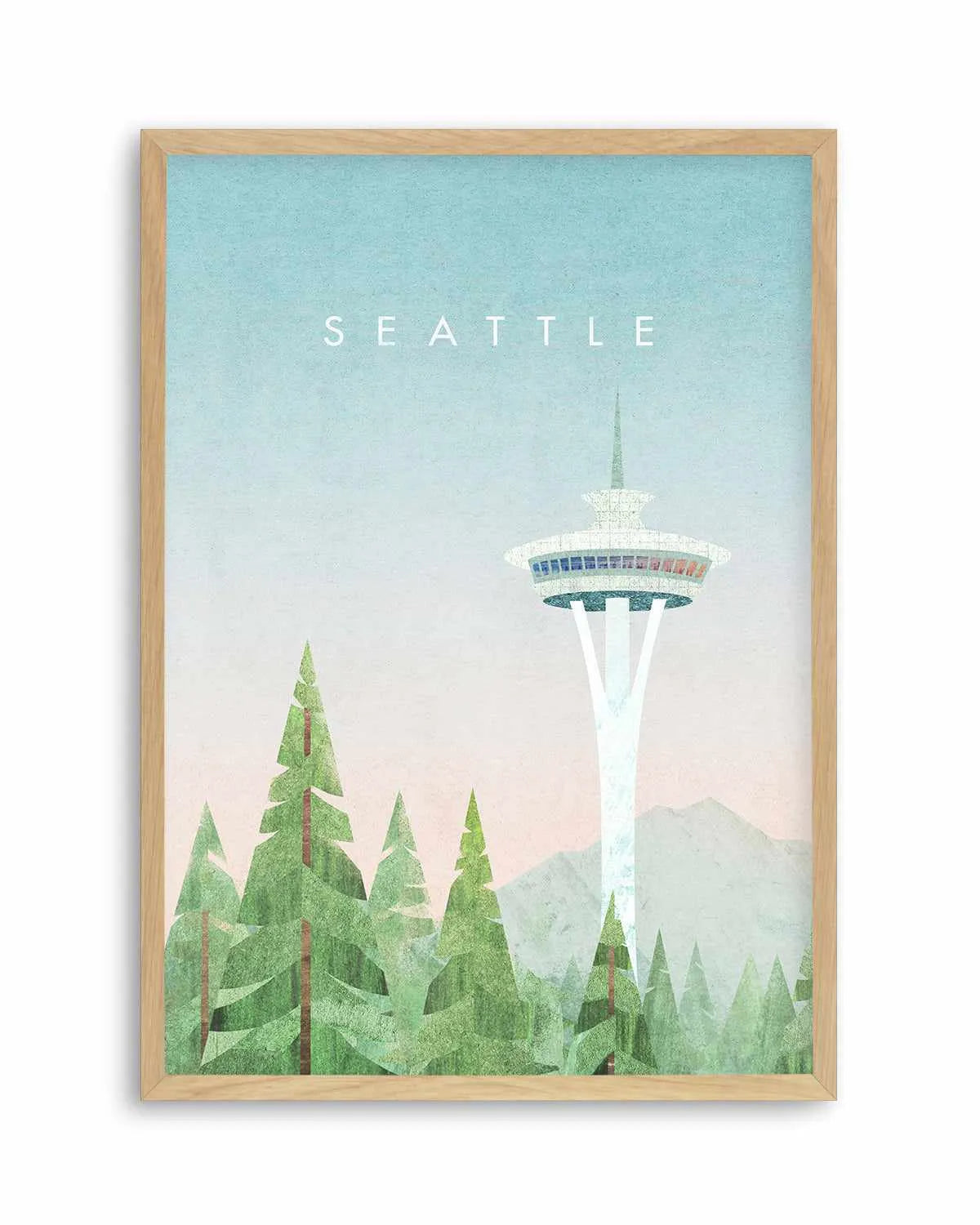 Seattle by Henry Rivers Art Print from Olive et Oriel where you can shop wallpaper and artworks online