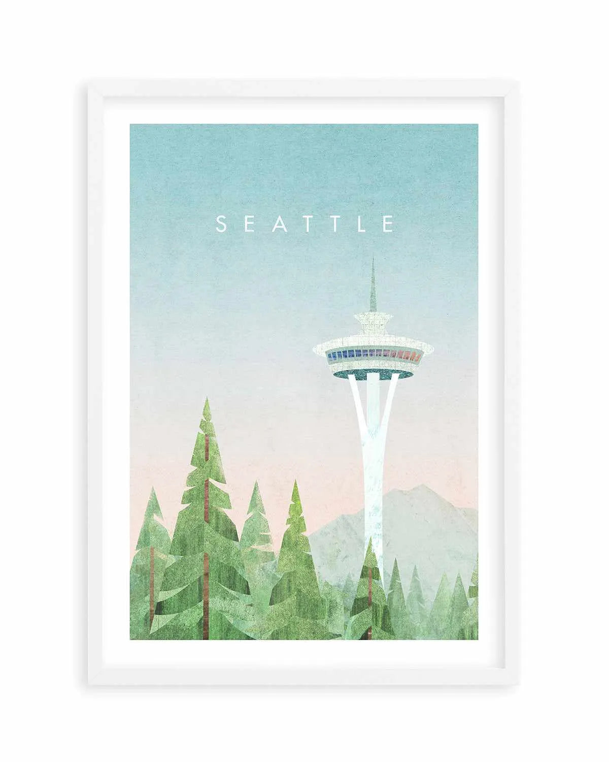 Seattle by Henry Rivers Art Print from Olive et Oriel where you can shop wallpaper and artworks online