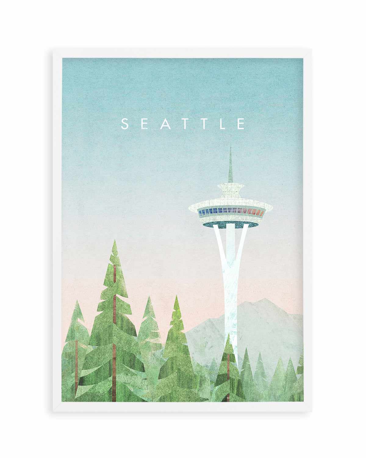 Seattle by Henry Rivers Art Print