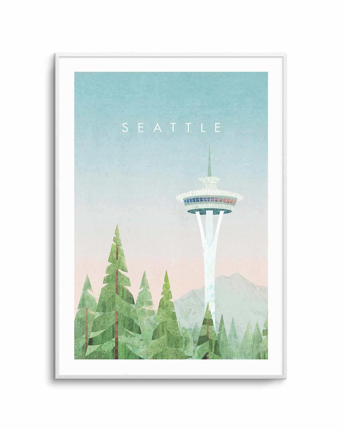 Seattle by Henry Rivers Art Print