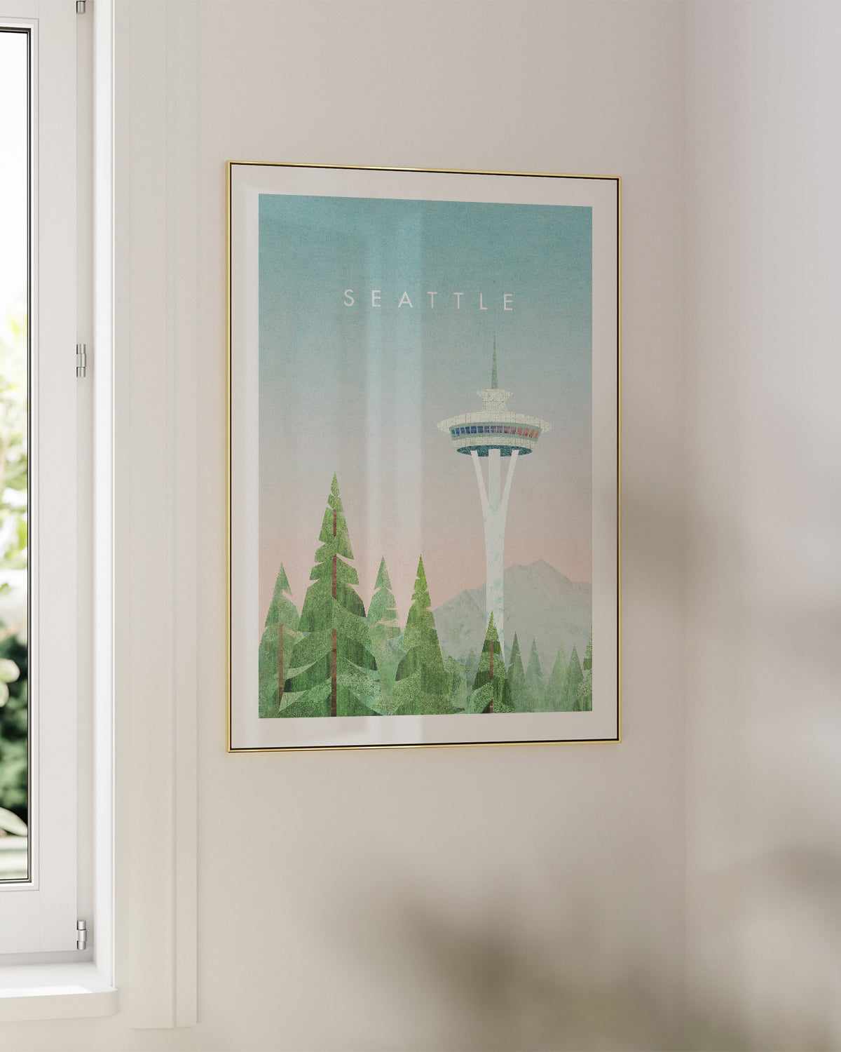 Seattle by Henry Rivers Art Print