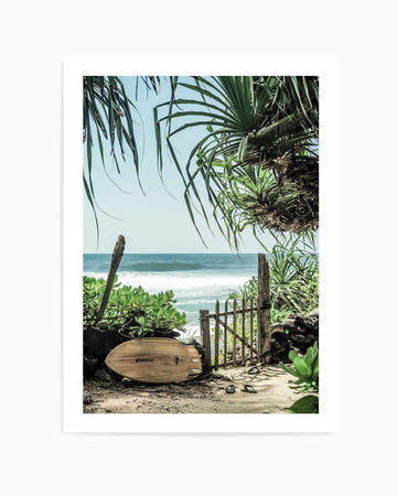 Secret Beach By Clint | Art Print from Olive et Oriel where you can shop wallpaper and artworks online