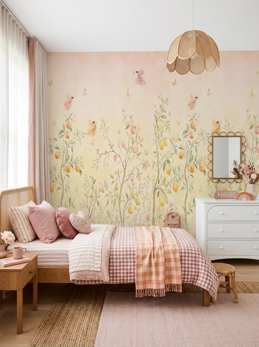 Secret Fairy Orchard Wallpaper Mural