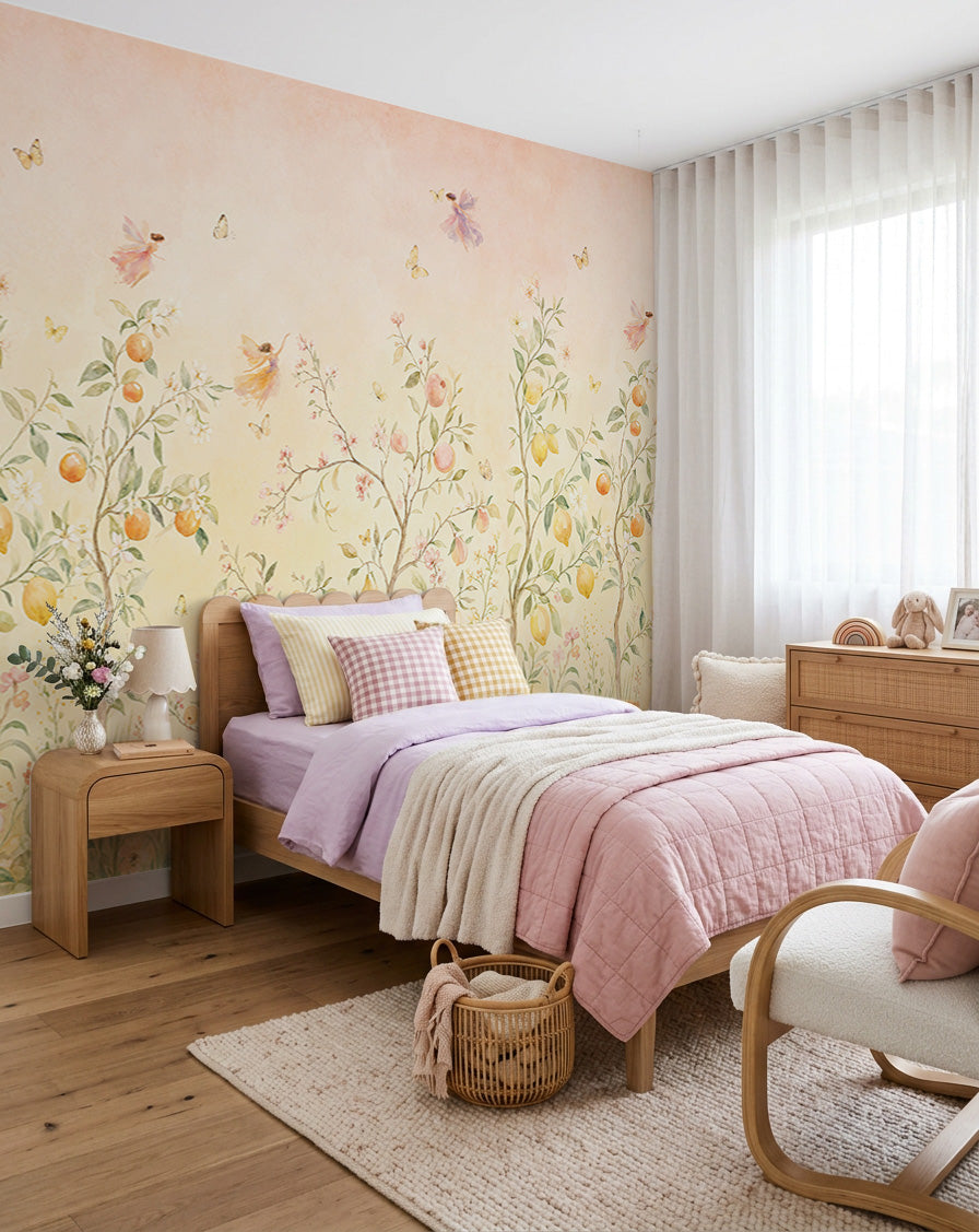 Secret Fairy Orchard Wallpaper Mural
