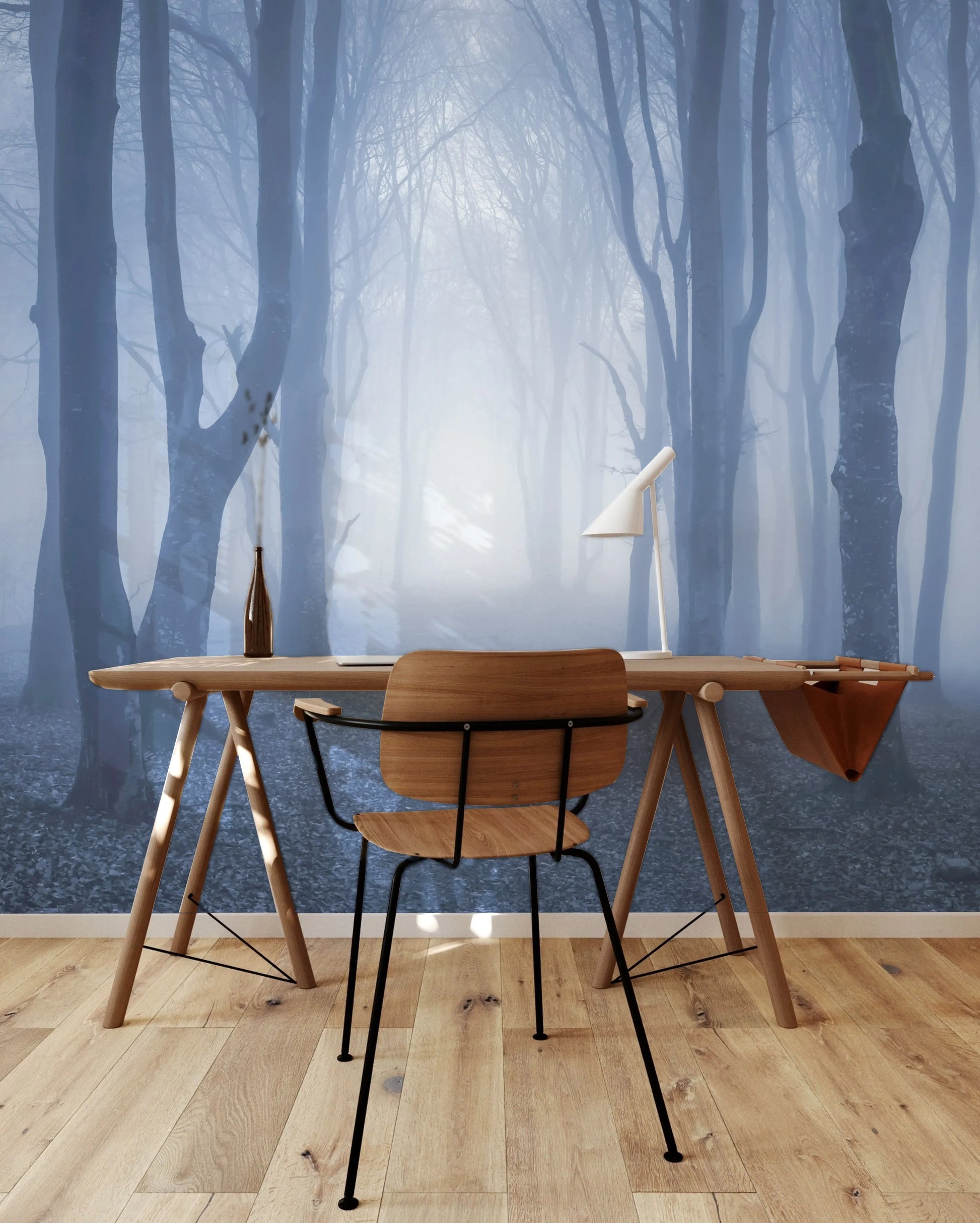 Secret Forest Photo Mural Wallpaper from Olive et Oriel where you can shop wallpaper and artworks online