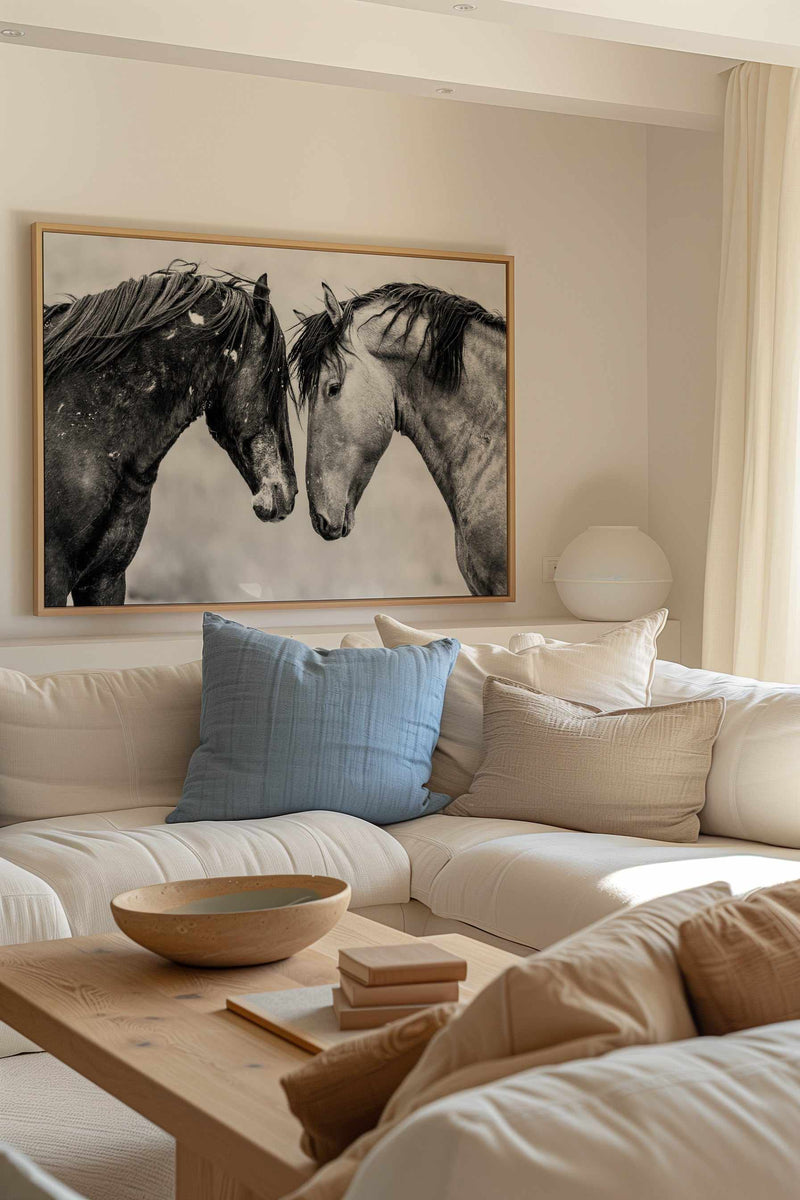 Secrets by Rylee Olsen | Framed Canvas Art Print from Olive et Oriel where you can shop wallpaper and artworks online