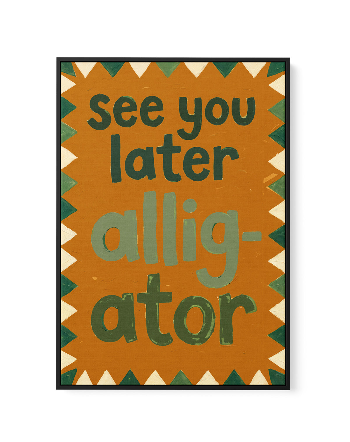 See You Later | Framed Canvas Art Print