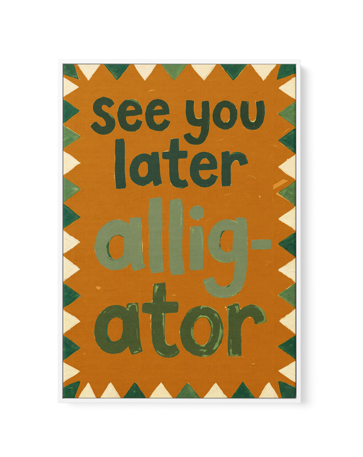 See You Later | Framed Canvas Art Print