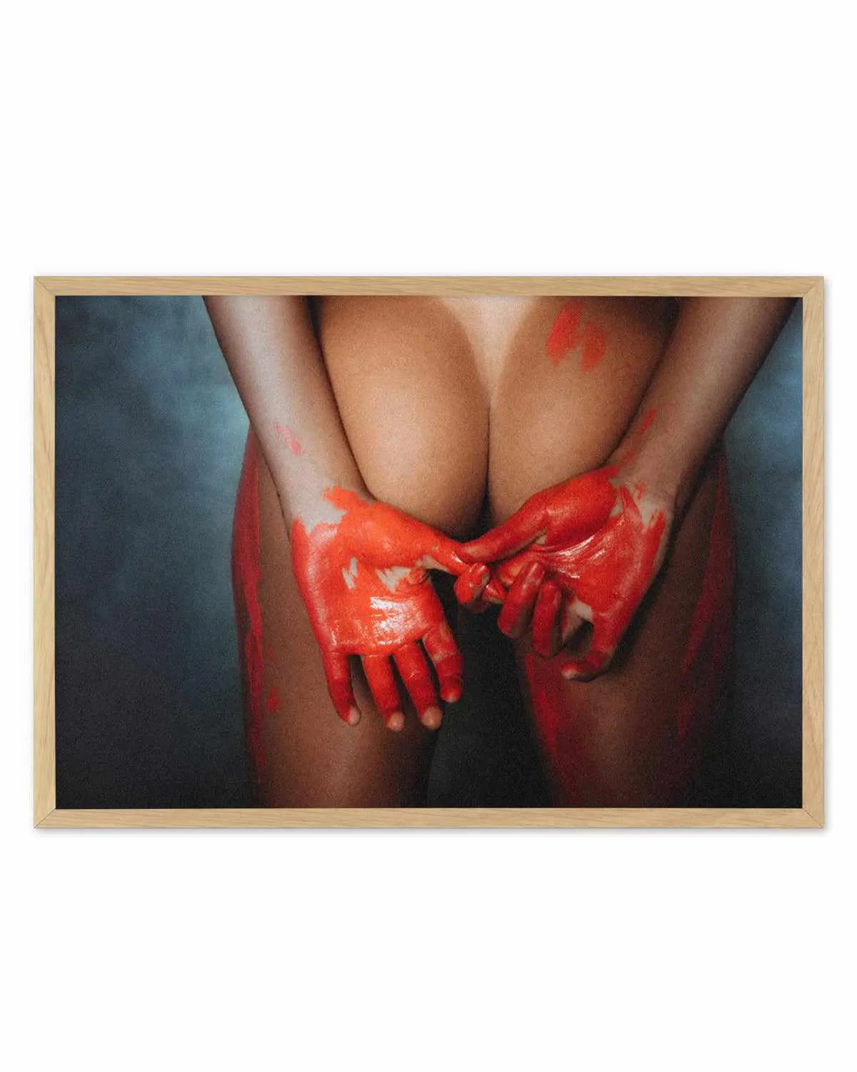 Seeing Red by Mario Stefanelli Art Print from Olive et Oriel where you can shop wallpaper and artworks online