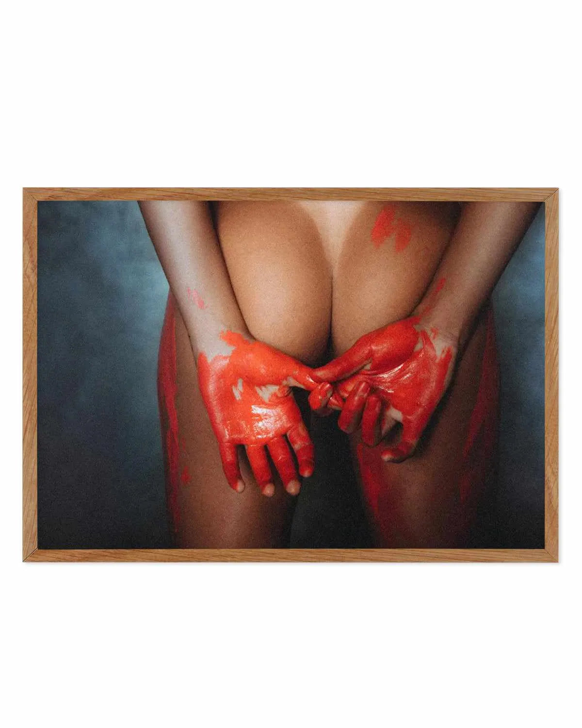 Seeing Red by Mario Stefanelli Art Print from Olive et Oriel where you can shop wallpaper and artworks online