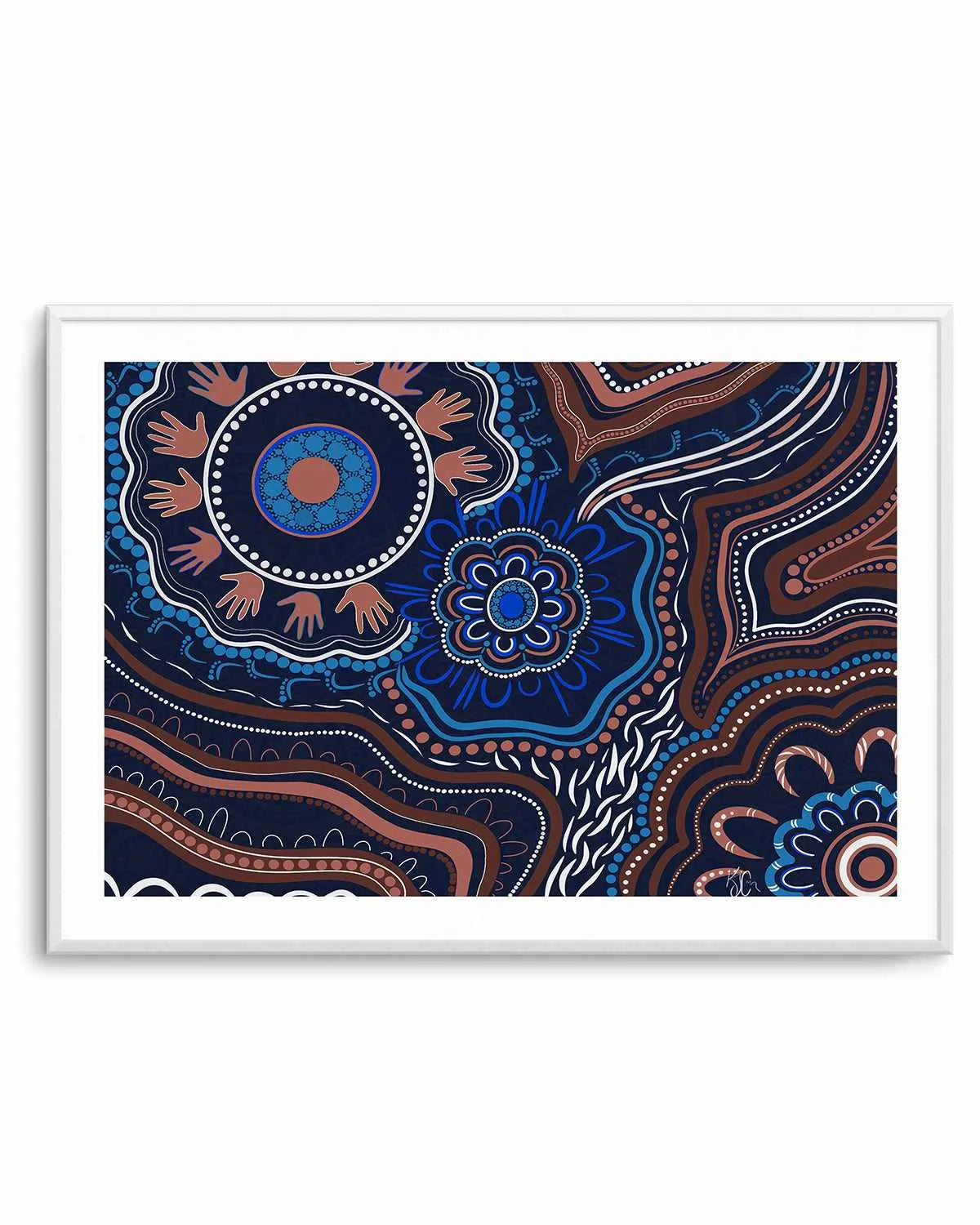 Seeing You Knowing Us by Kiz Costelloe Art Print from Olive et Oriel where you can shop wallpaper and artworks online