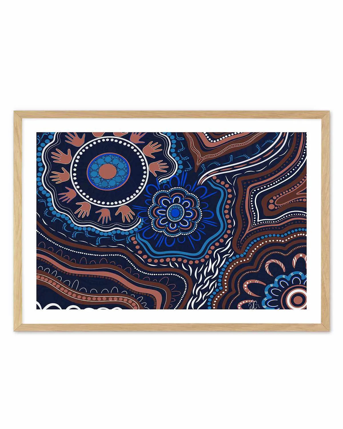 Seeing You Knowing Us by Kiz Costelloe Art Print from Olive et Oriel where you can shop wallpaper and artworks online