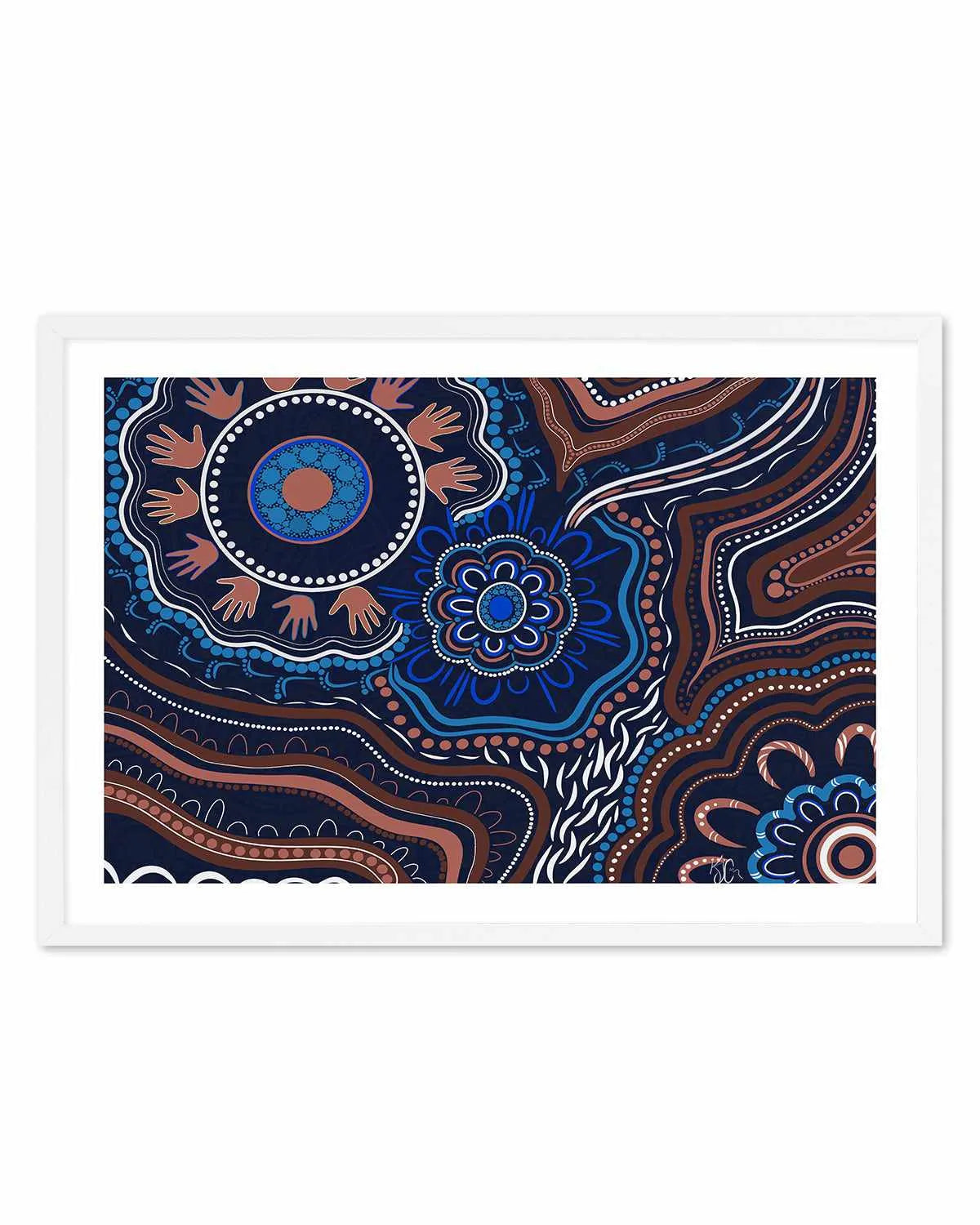 Seeing You Knowing Us by Kiz Costelloe Art Print from Olive et Oriel where you can shop wallpaper and artworks online