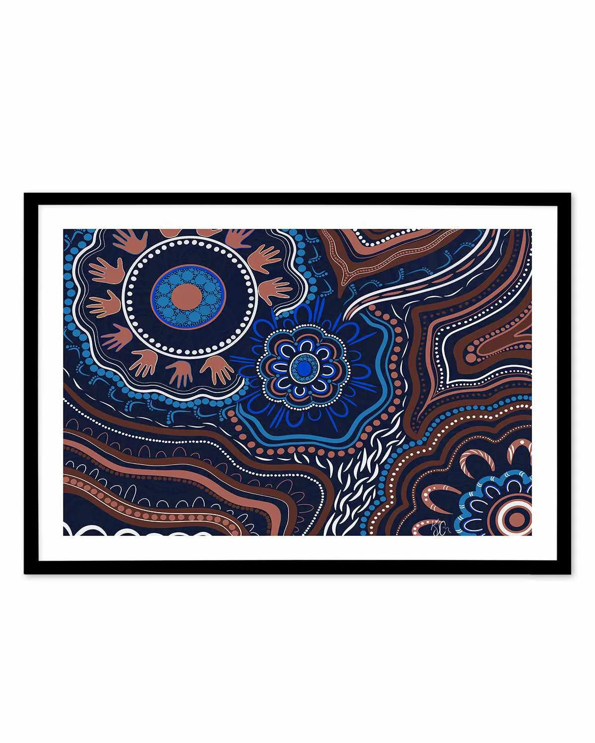 Seeing You Knowing Us by Kiz Costelloe Art Print from Olive et Oriel where you can shop wallpaper and artworks online