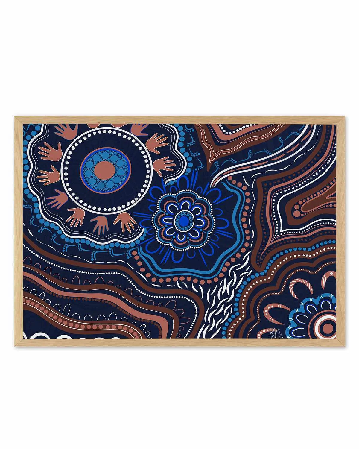 Seeing You Knowing Us by Kiz Costelloe Art Print from Olive et Oriel where you can shop wallpaper and artworks online