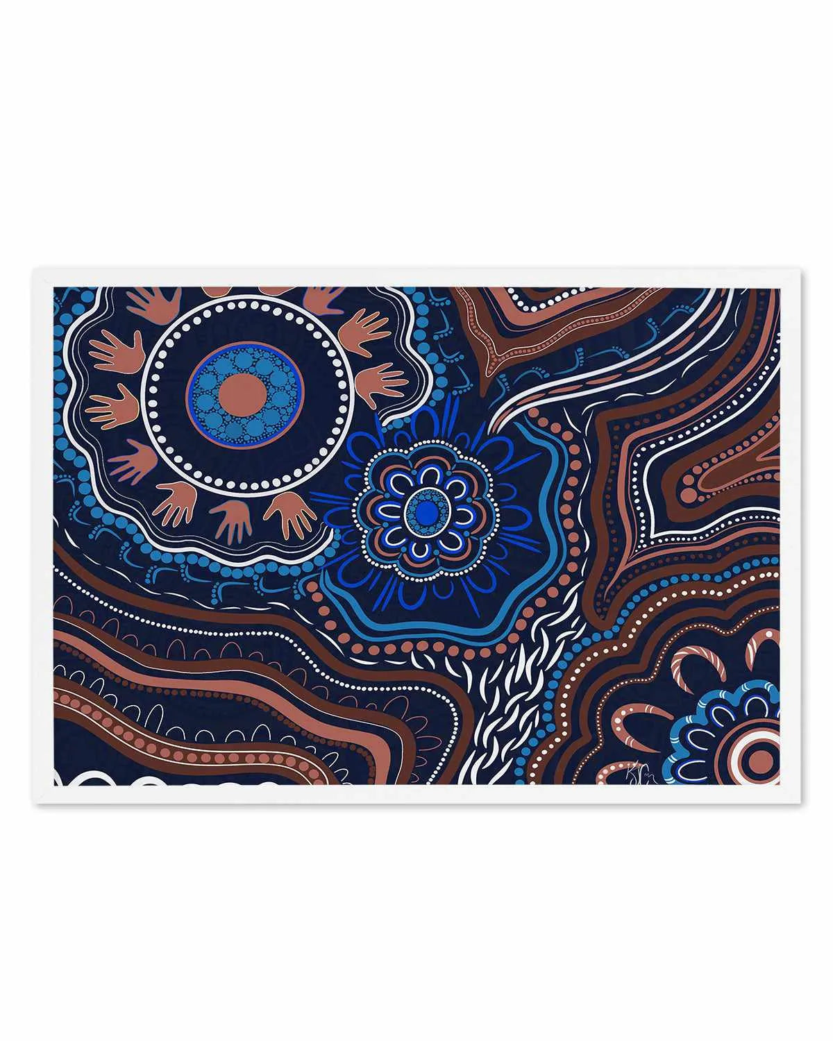 Seeing You Knowing Us by Kiz Costelloe Art Print from Olive et Oriel where you can shop wallpaper and artworks online