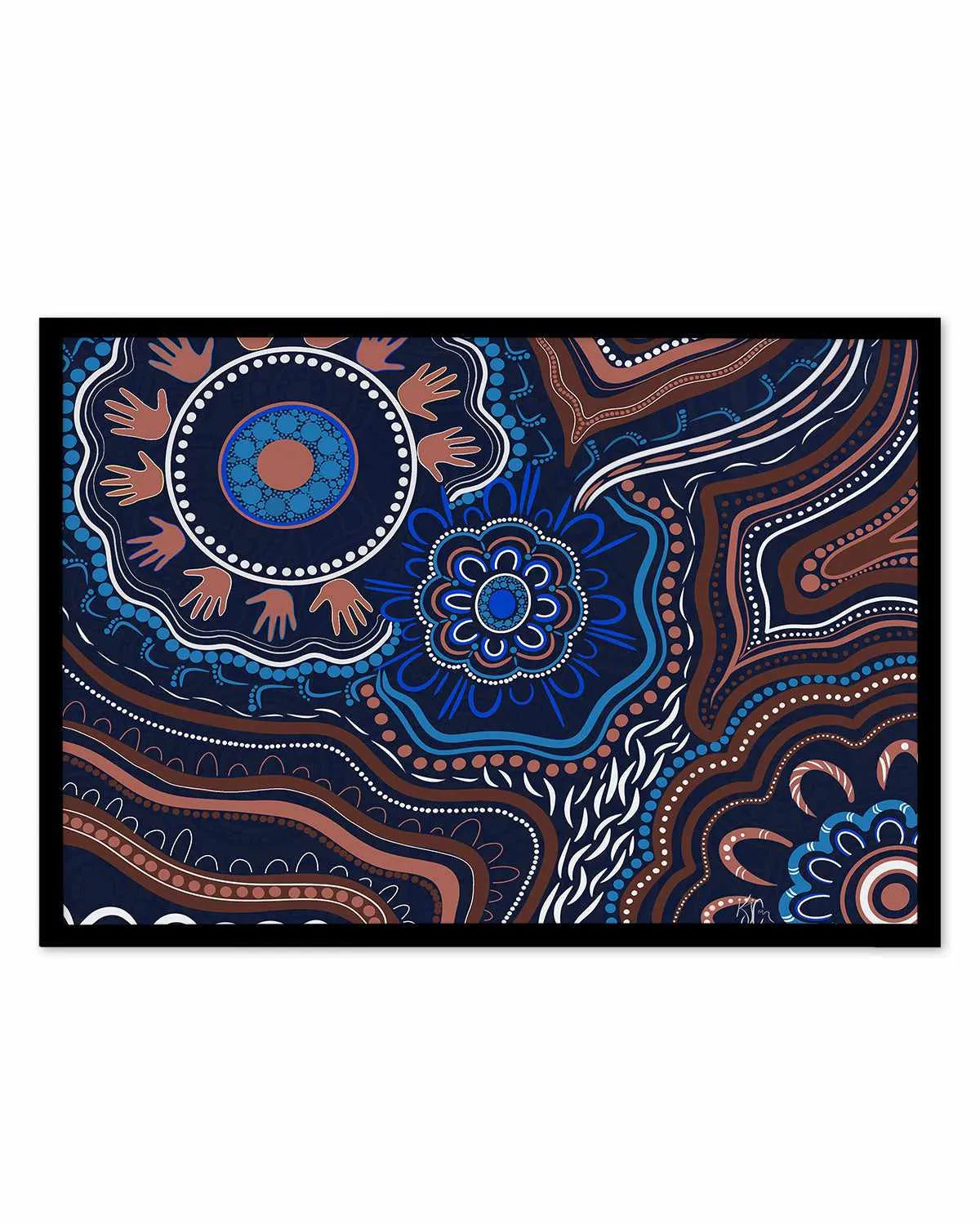 Seeing You Knowing Us by Kiz Costelloe Art Print from Olive et Oriel where you can shop wallpaper and artworks online