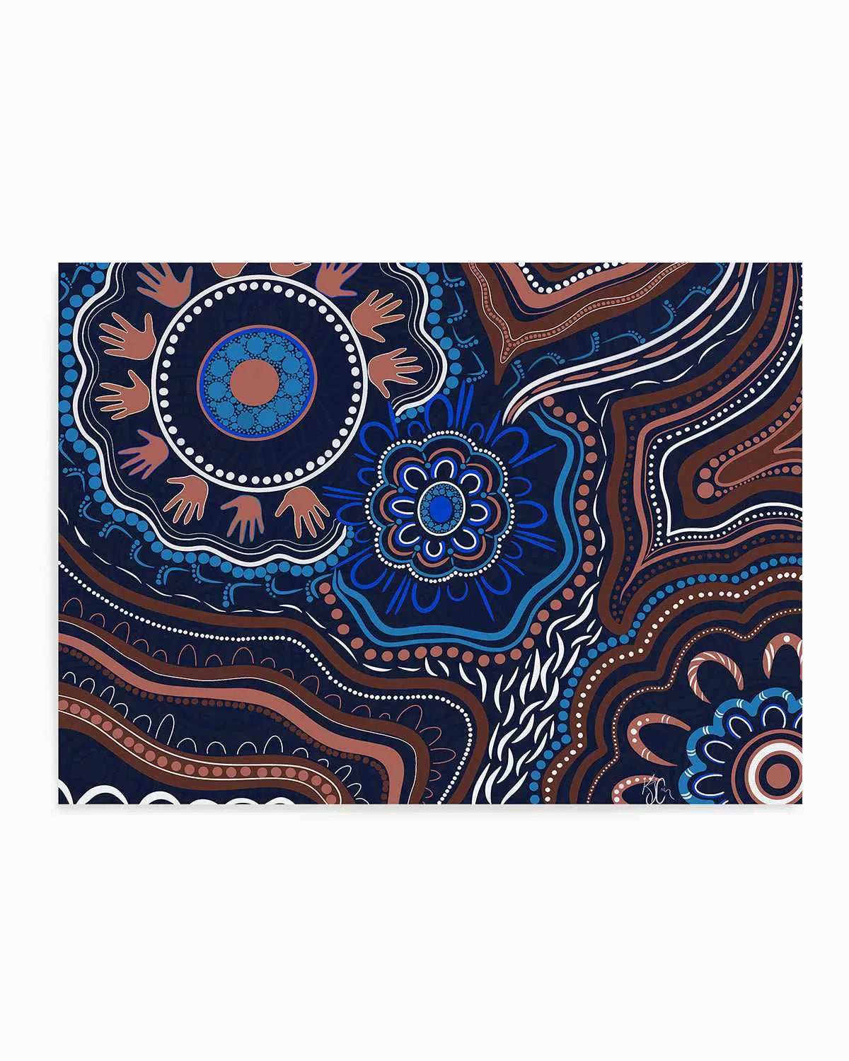 Seeing You Knowing Us by Kiz Costelloe Art Print from Olive et Oriel where you can shop wallpaper and artworks online