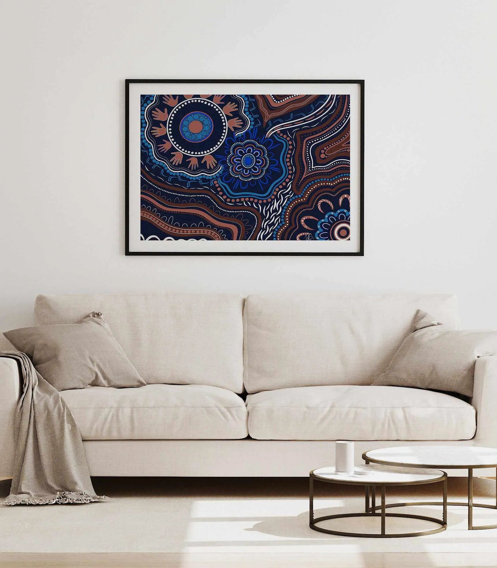 Seeing You Knowing Us by Kiz Costelloe Art Print from Olive et Oriel where you can shop wallpaper and artworks online