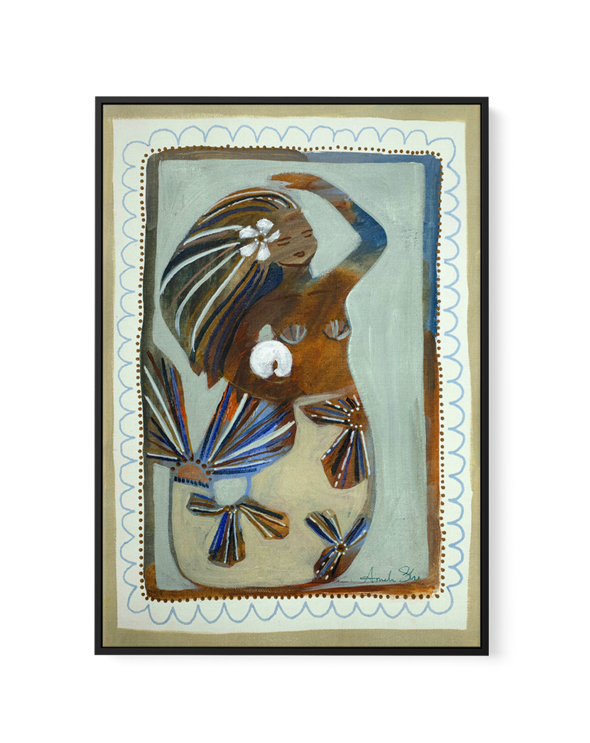 Seeker by Amanda Skye | Framed Canvas Art Print from Olive et Oriel where you can shop wallpaper and artworks online