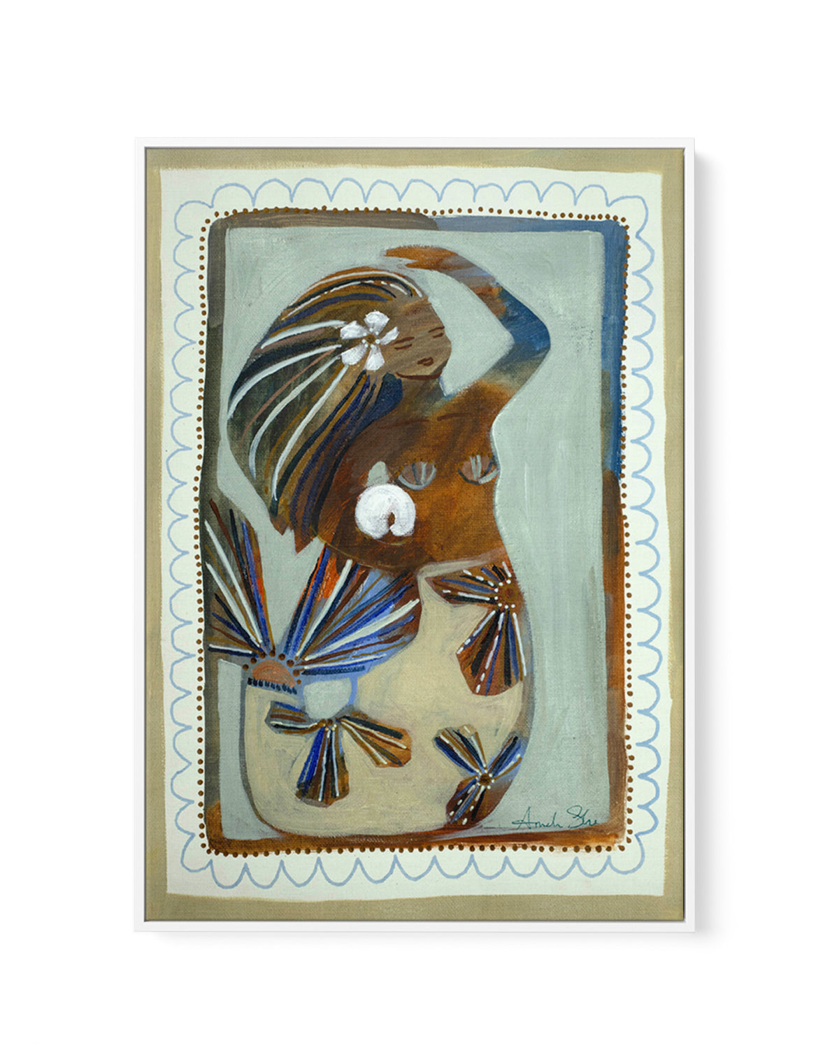 Seeker by Amanda Skye | Framed Canvas Art Print from Olive et Oriel where you can shop wallpaper and artworks online