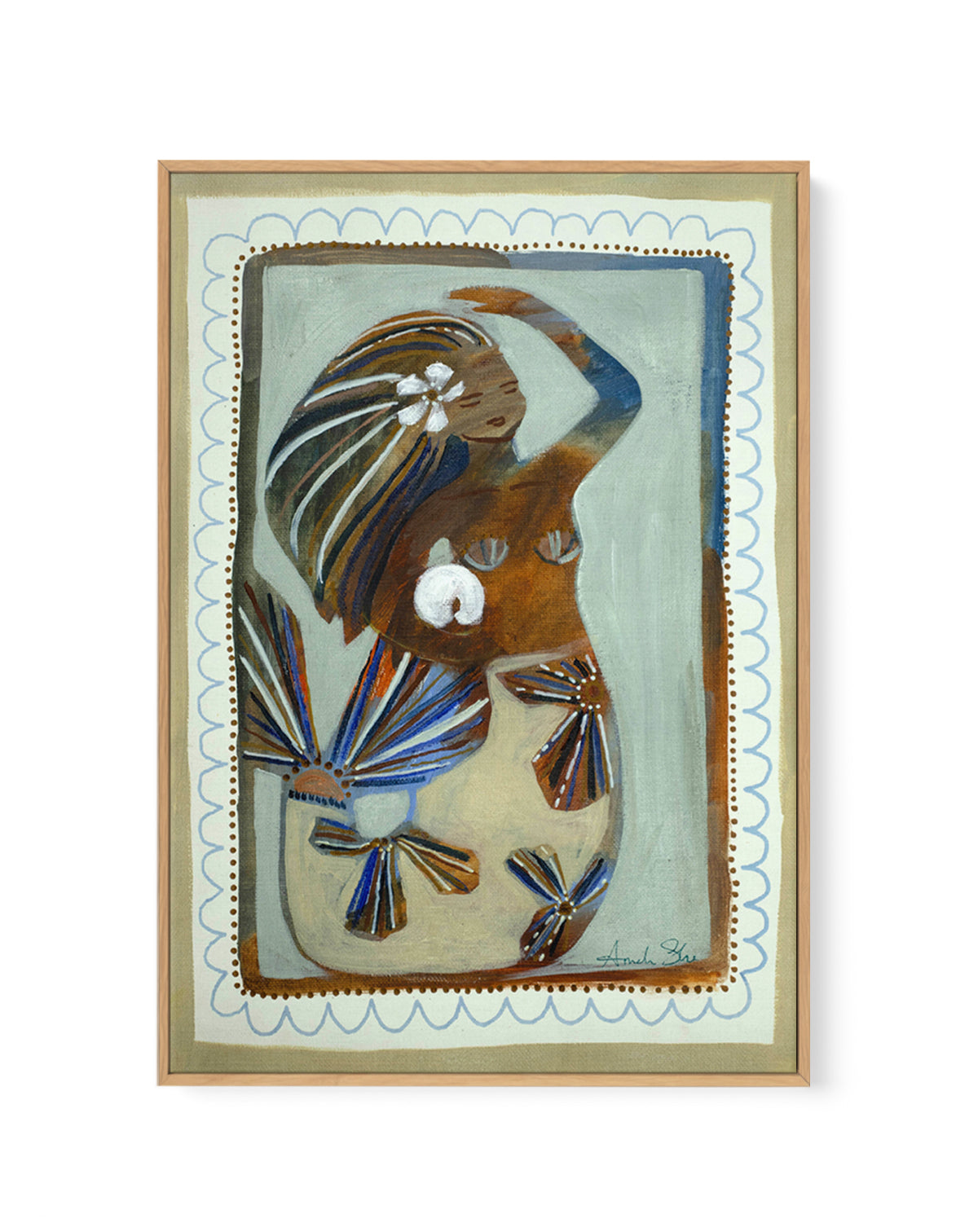 Seeker by Amanda Skye | Framed Canvas Art Print from Olive et Oriel where you can shop wallpaper and artworks online