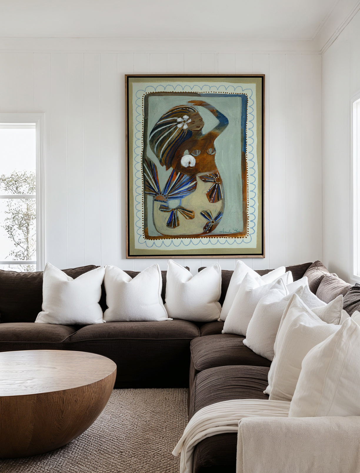 Seeker by Amanda Skye | Framed Canvas Art Print from Olive et Oriel where you can shop wallpaper and artworks online