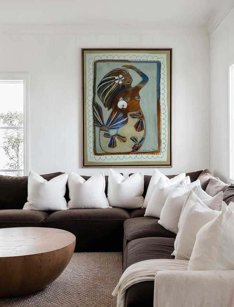 Seeker by Amanda Skye | Framed Canvas Art Print from Olive et Oriel where you can shop wallpaper and artworks online