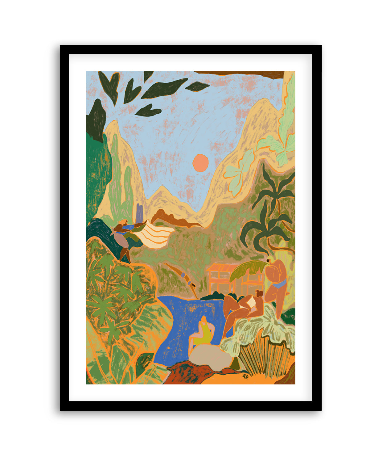 Seeking Joy by Arty Guava | Art Print