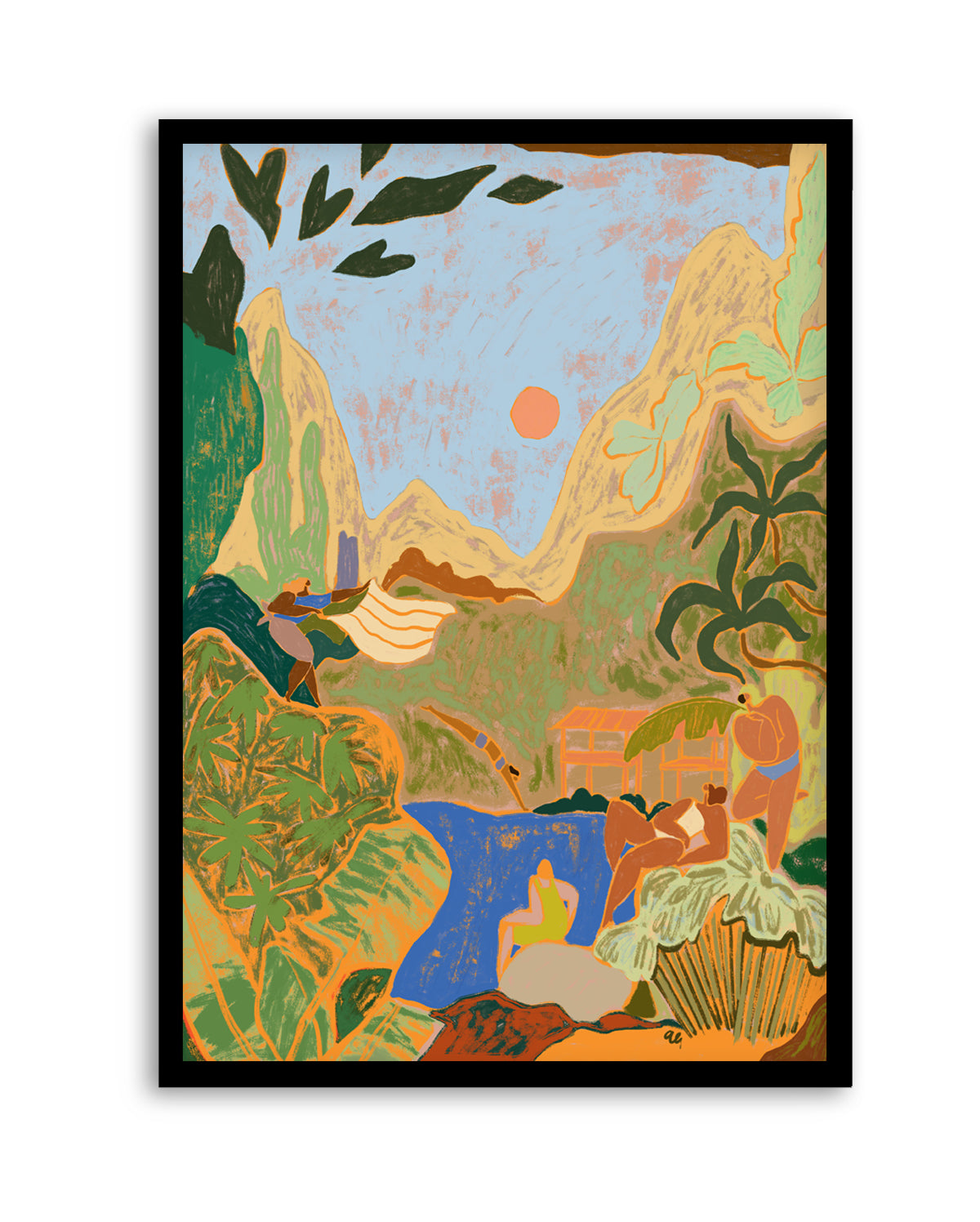 Seeking Joy by Arty Guava | Art Print