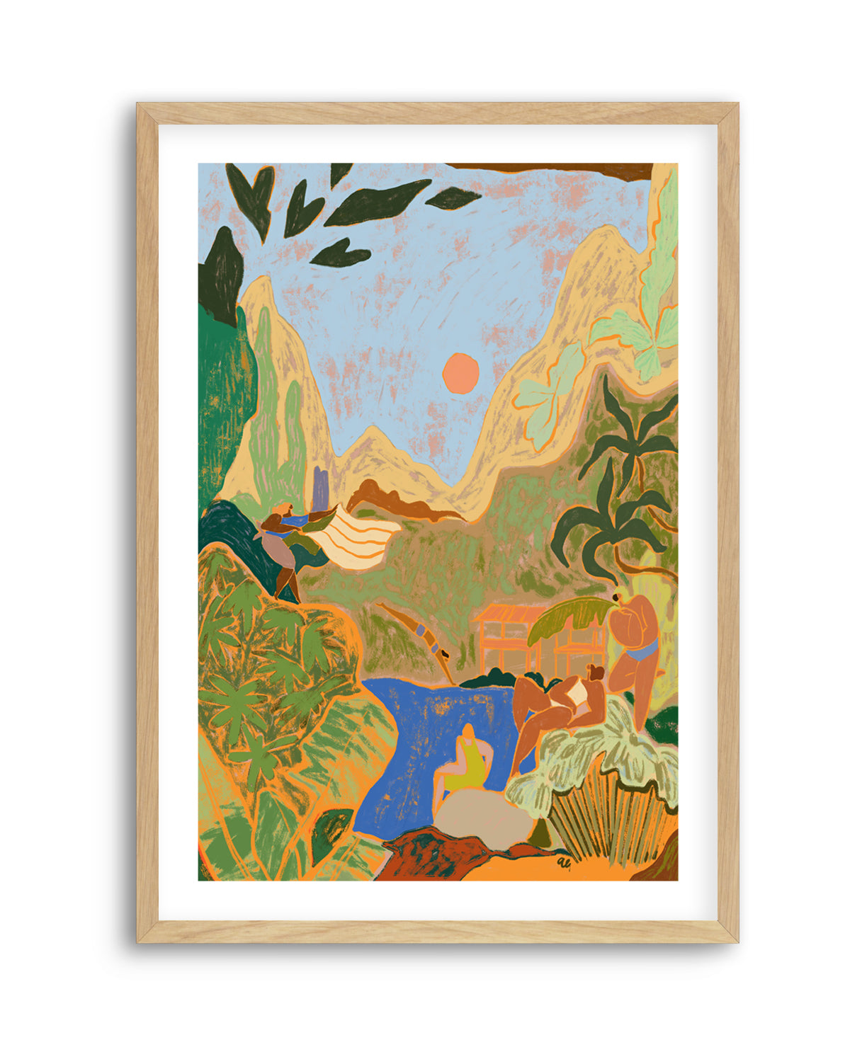 Seeking Joy by Arty Guava | Art Print