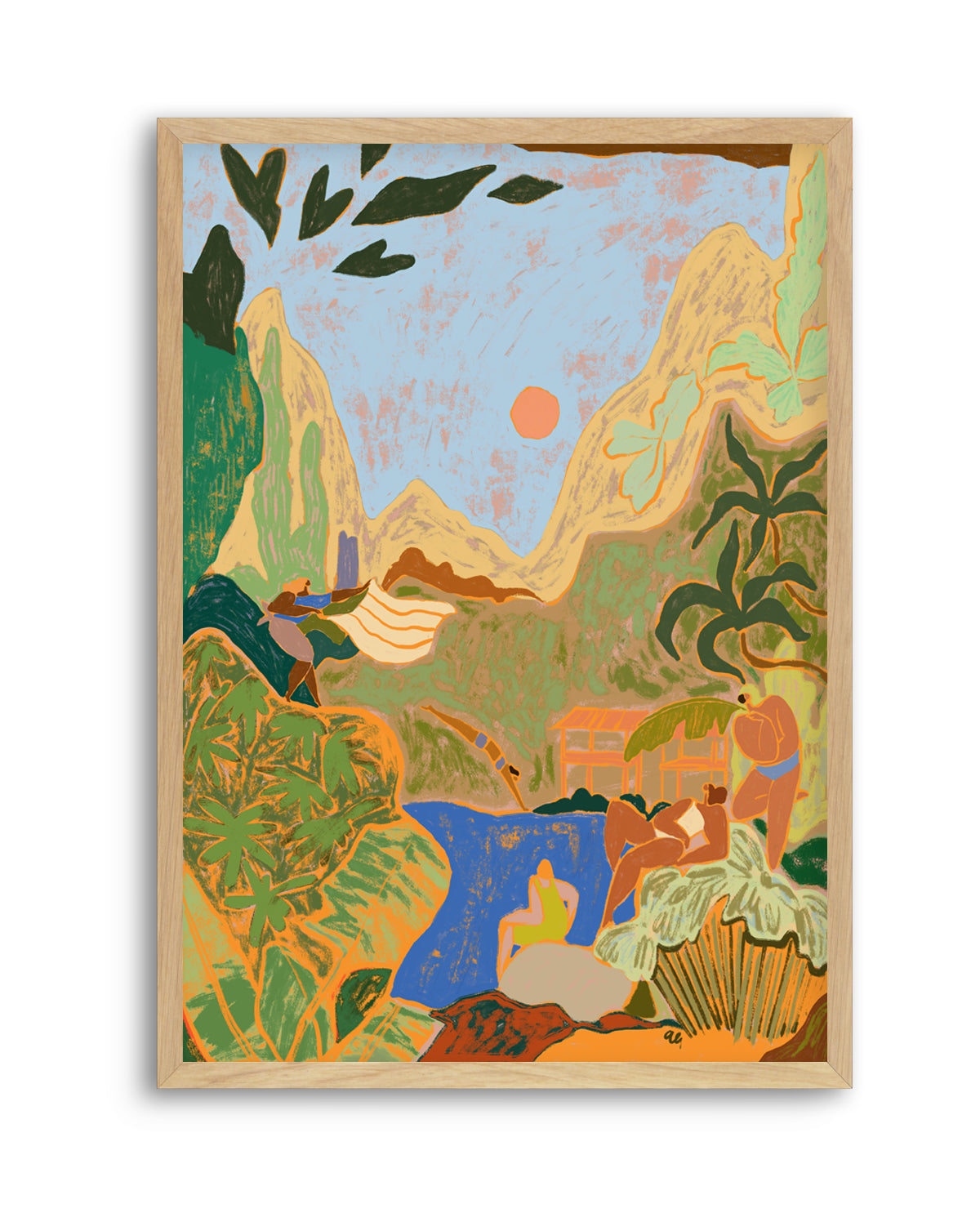 Seeking Joy by Arty Guava | Art Print