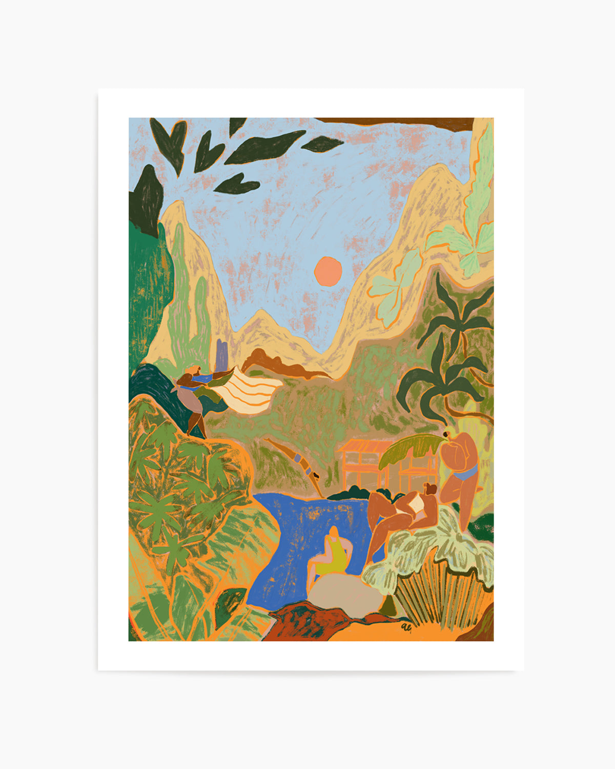 Seeking Joy by Arty Guava | Art Print