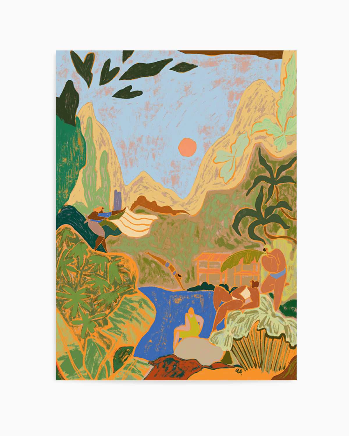 Seeking Joy by Arty Guava | Art Print