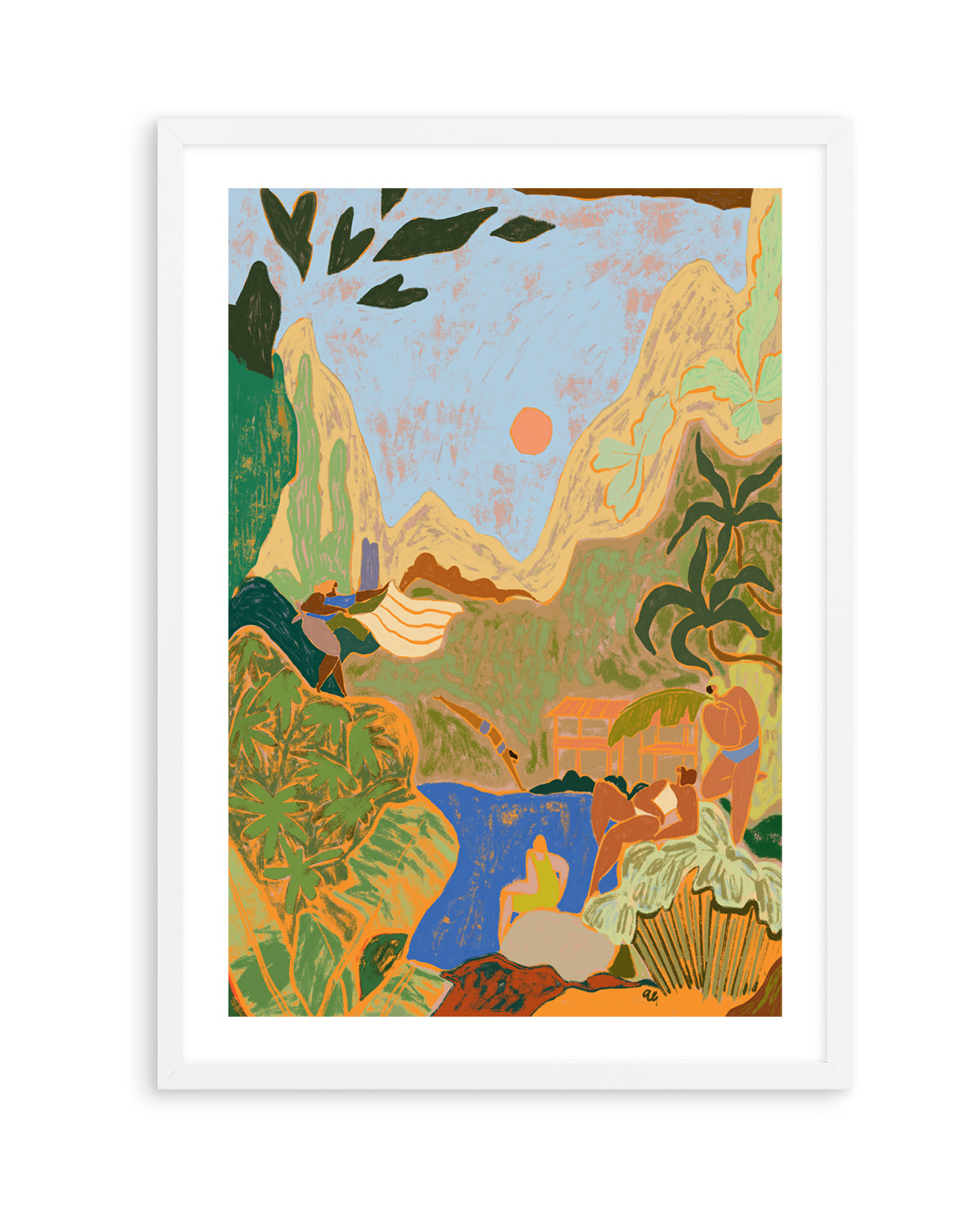 Seeking Joy by Arty Guava | Art Print