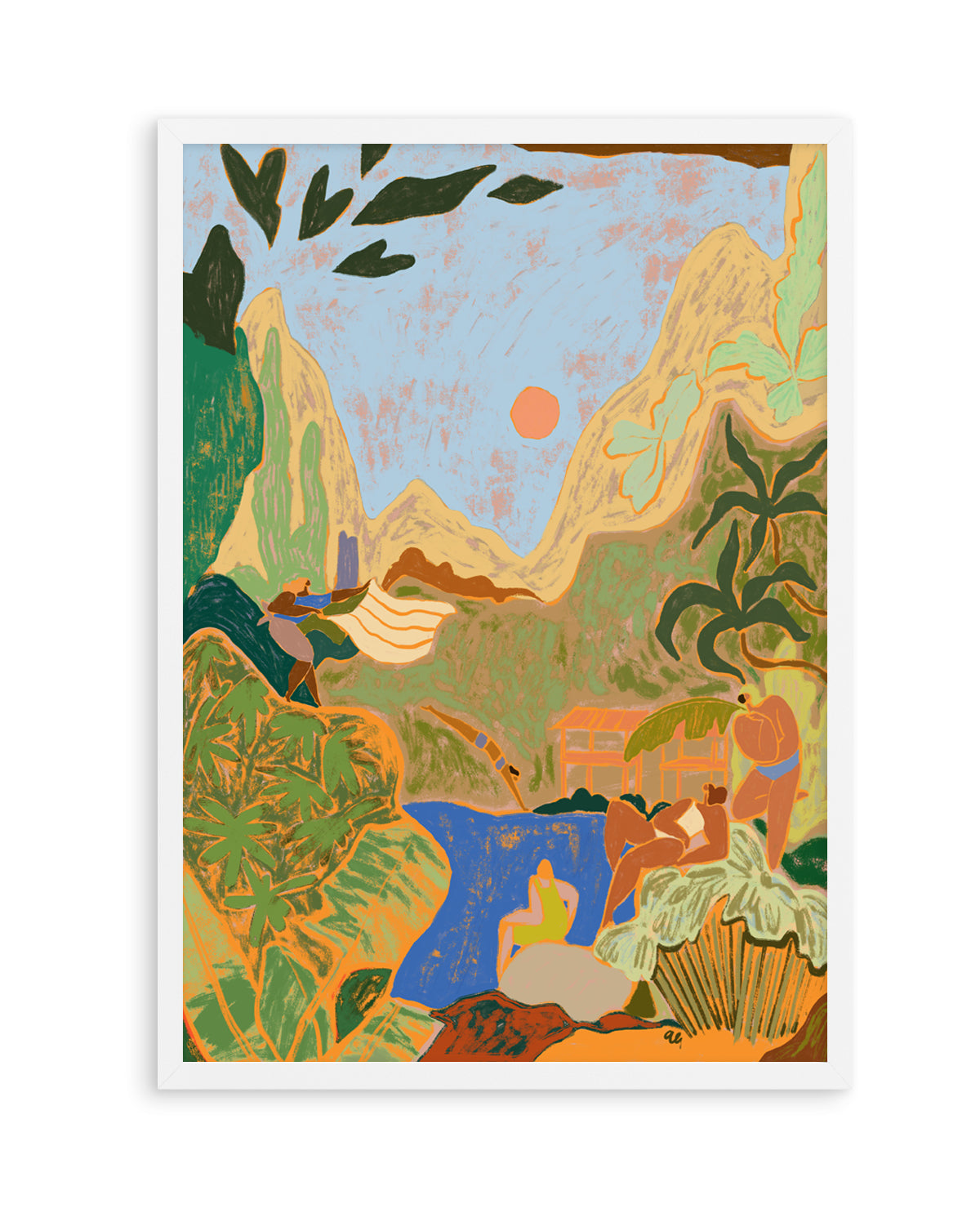Seeking Joy by Arty Guava | Art Print