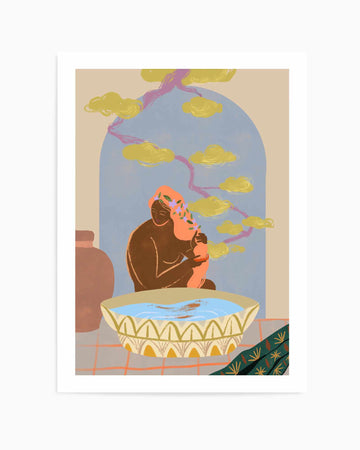 Self Care by Arty Guava | Art Print from Olive et Oriel where you can shop wallpaper and artworks online
