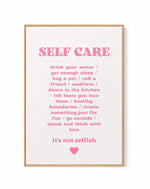 Self Care by Athene Fritsch | Framed Canvas Art Print