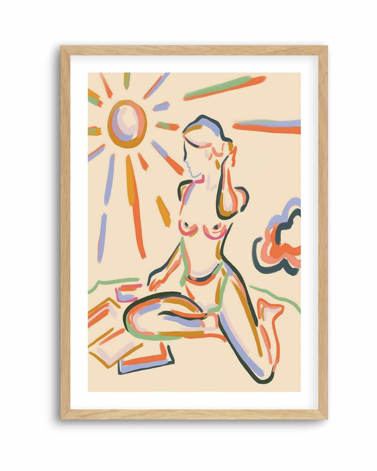 Self Love Summer by Uma Gokhale | Art Print from Olive et Oriel where you can shop wallpaper and artworks online